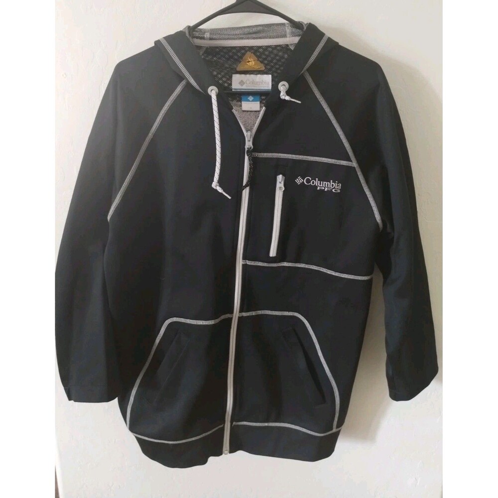 Columbia PFG Full Zip Hooded Sweatshirt SZ Small